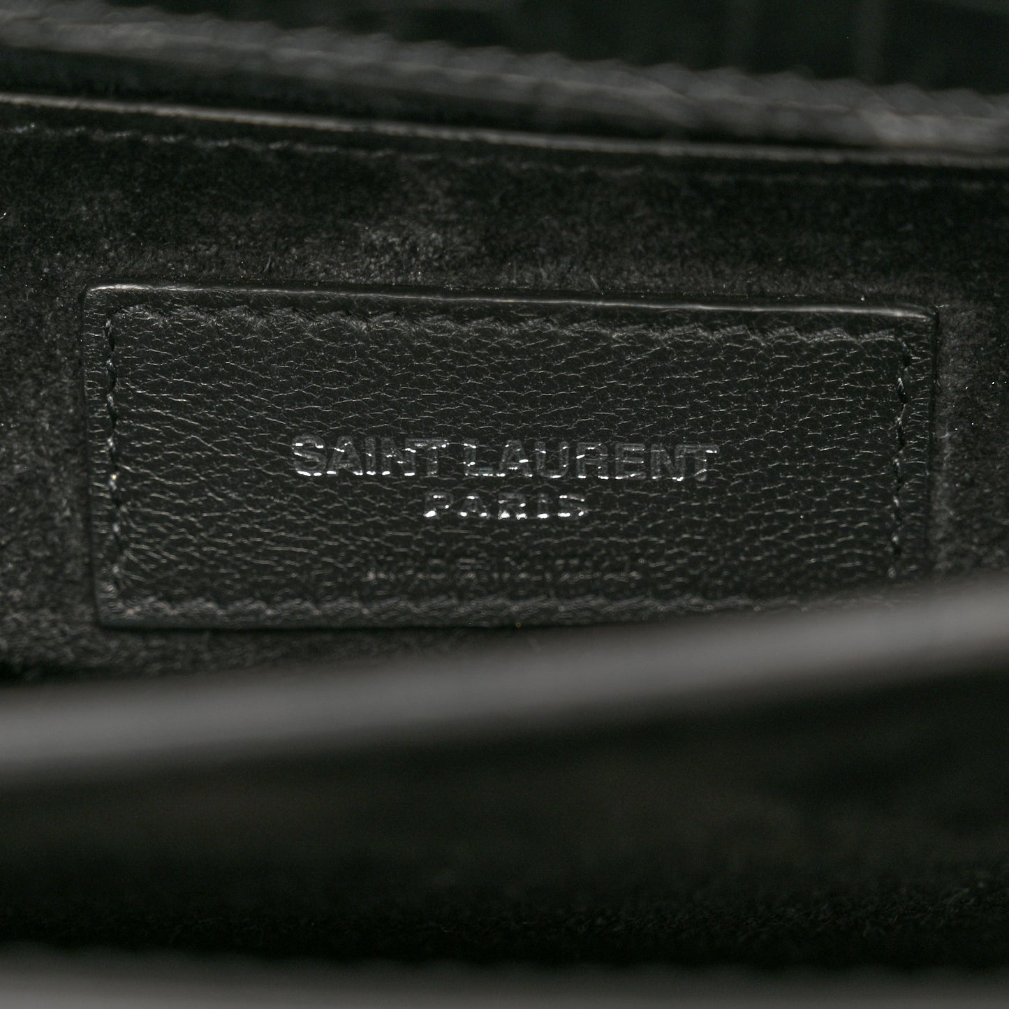 Calfskin Crocodile Embossed Medium Monogram Sunset Black