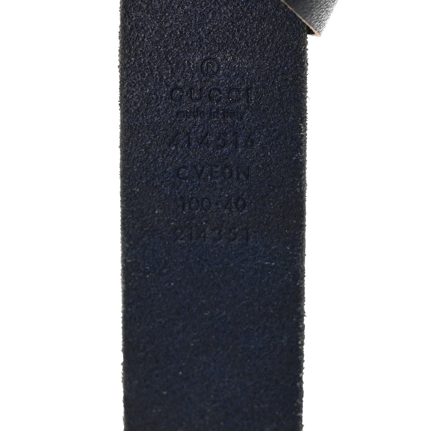 Gucci Cuoio Toscano Nickel Double G 30mm Belt 100 40 Blue 3 of 5