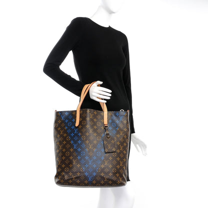 Louis Vuitton Monogram V Cabas Jour Blue 3 of 8