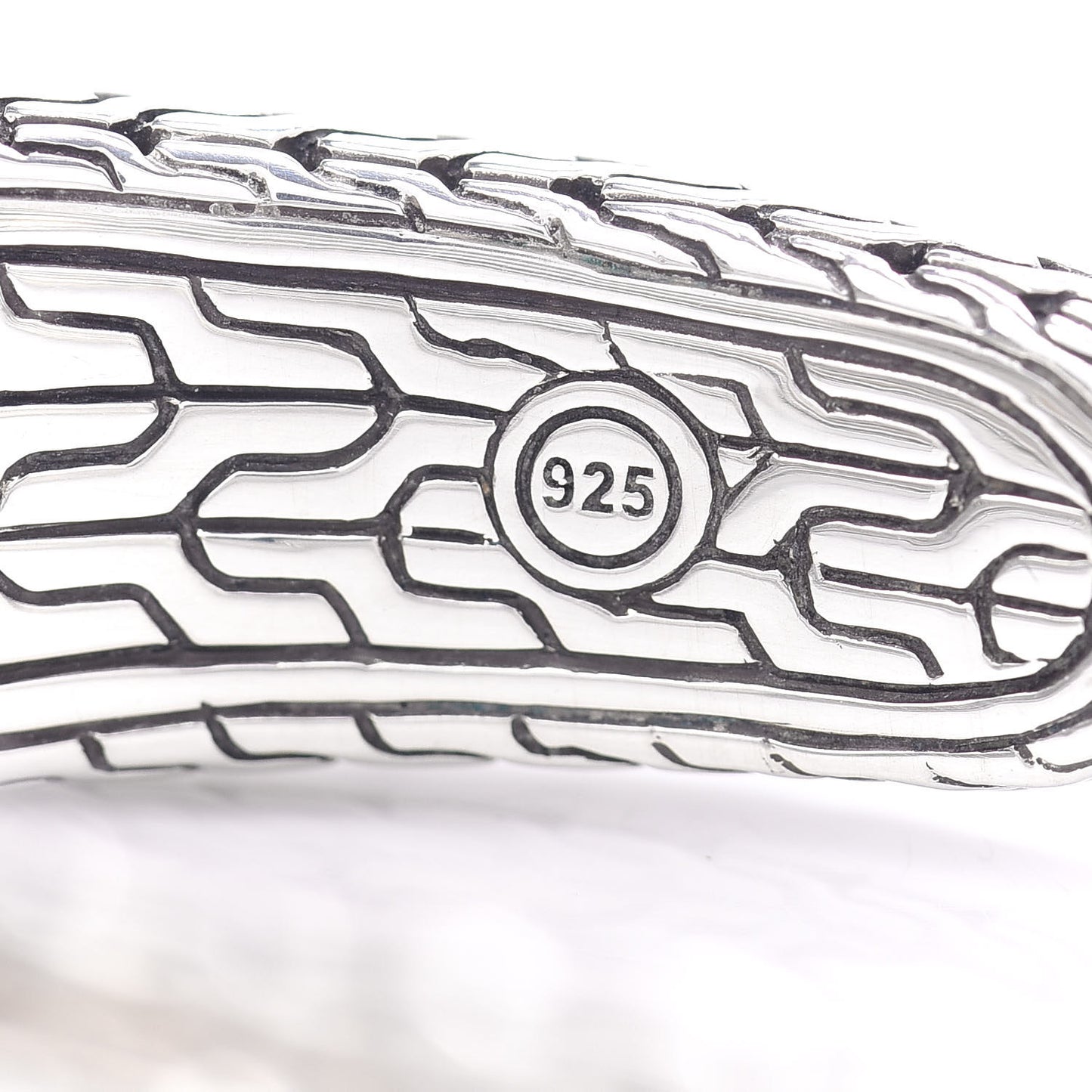 Sterling Silver Classic Chain Kick Cuff Bracelet