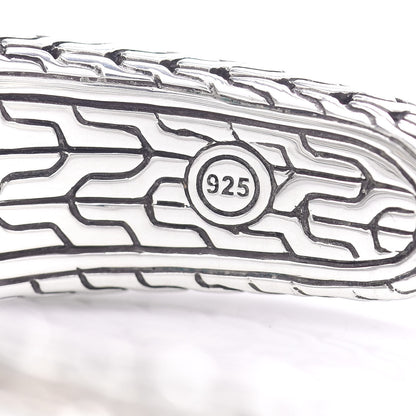John Hardy Sterling Silver Classic Chain Kick Cuff Bracelet 4 of 5