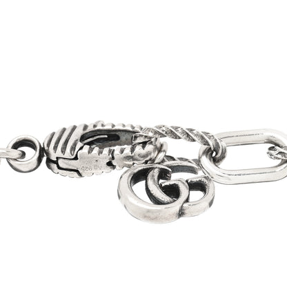 Gucci Sterling Silver Malachite Garden GG Bracelet 3 of 4
