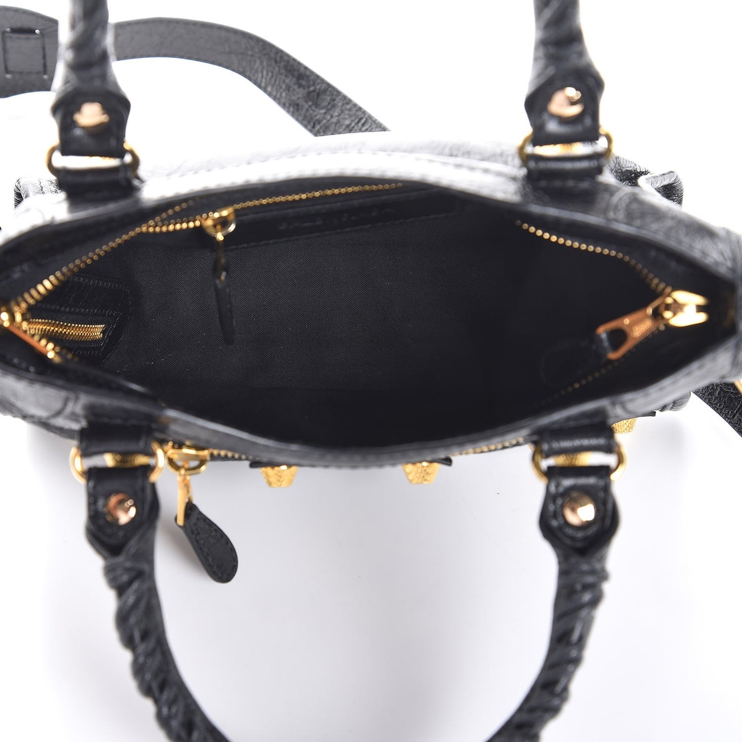 Agneau Giant 12 Gold Hardware Mini City Black