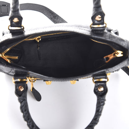 Balenciaga Agneau Giant 12 Gold Hardware Mini City Black 5 of 7