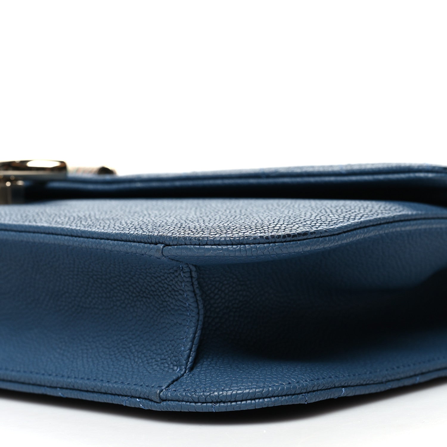 Chanel Grained Calfskin Quilted Cuba Flap Blue 10 of 10