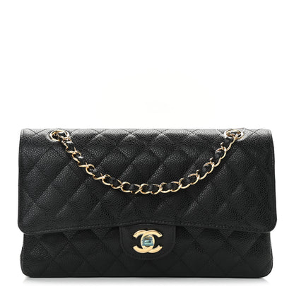 Chanel Caviar Quilted Medium Double Flap Black 1 of 10
