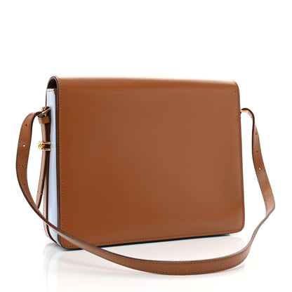 Burberry Calfskin Two Tone Large Grace Bag Nutmeg Pale Blue 3 of 8