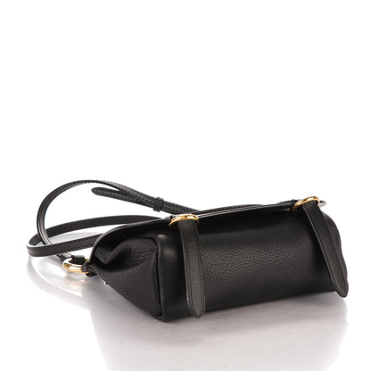 Burberry Calfskin Baby Bridle Saddle Bag Black 4 of 7