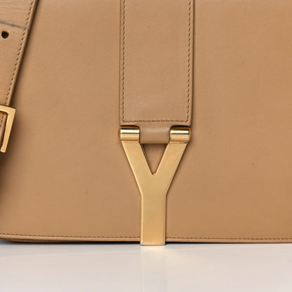 Saint Laurent Calfskin Classic Y Satchel Beige 8 of 17