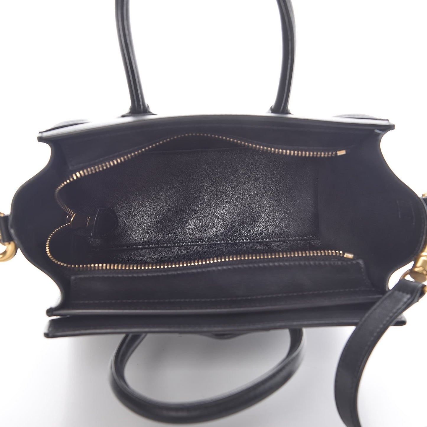 Smooth Calfskin Nano Luggage Black