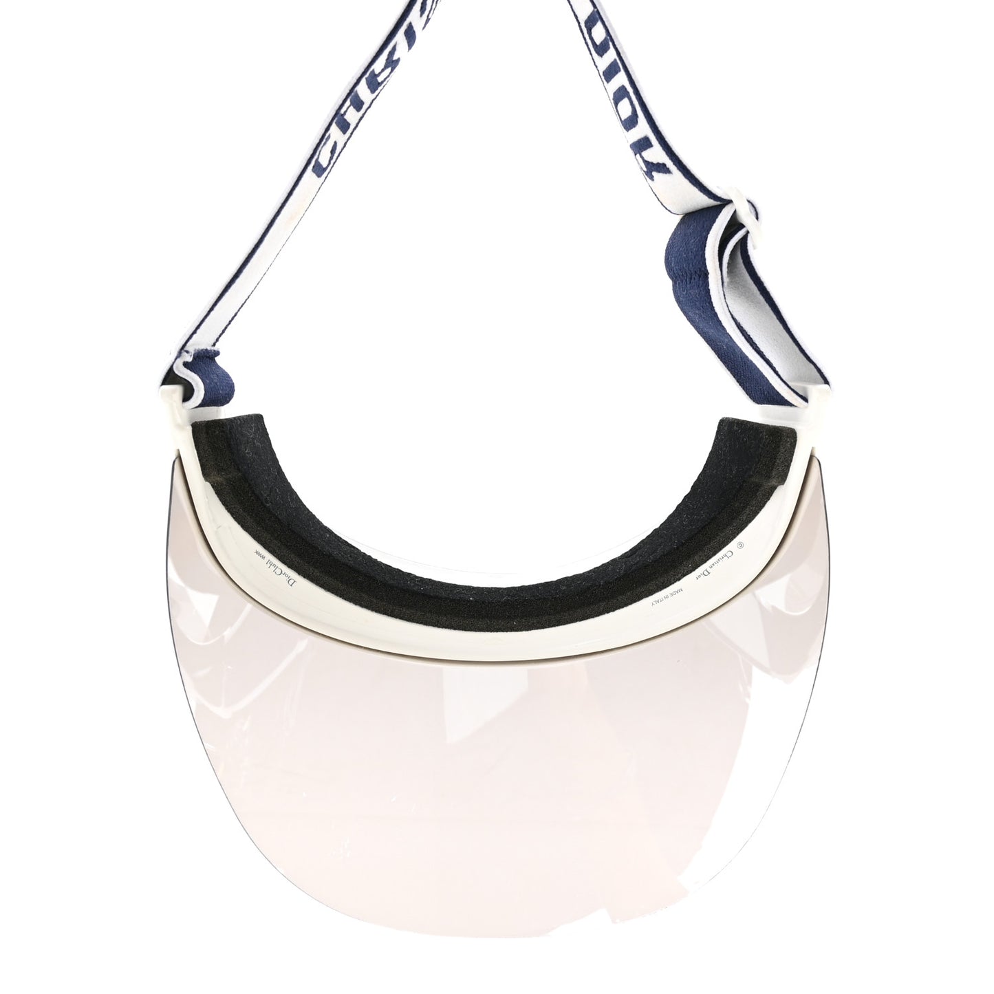 Mirrored DiorClub1 Sun Visor Silver Silver