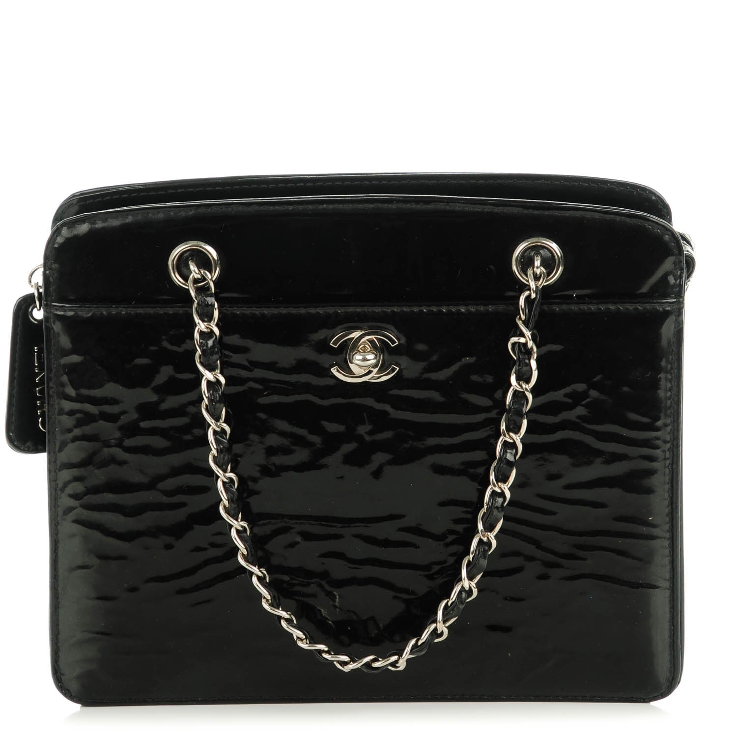 Chanel Patent Tote Bag Black 1 of 8