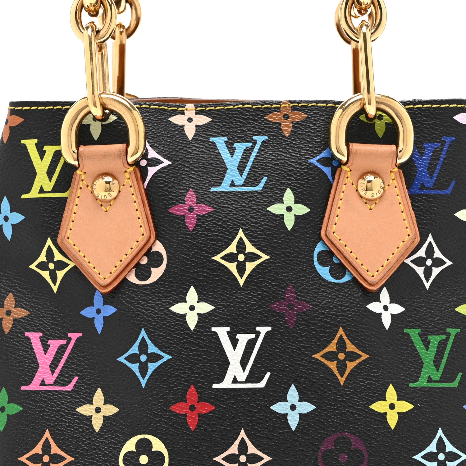 Louis Vuitton Monogram Multicolor Audra Black 8 of 10