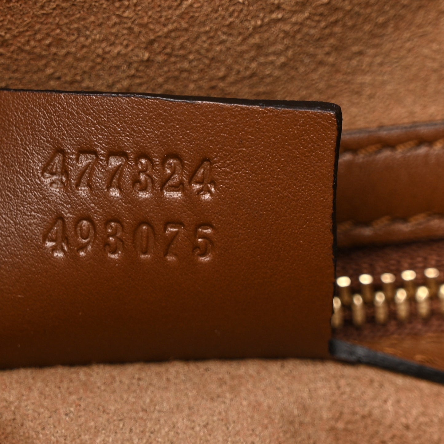 GG Supreme Monogram Large Linea A Hobo Light Brown