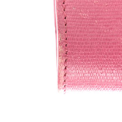 Saint Laurent Textured Calfskin Y Ligne Clutch Fuchsia 11 of 12