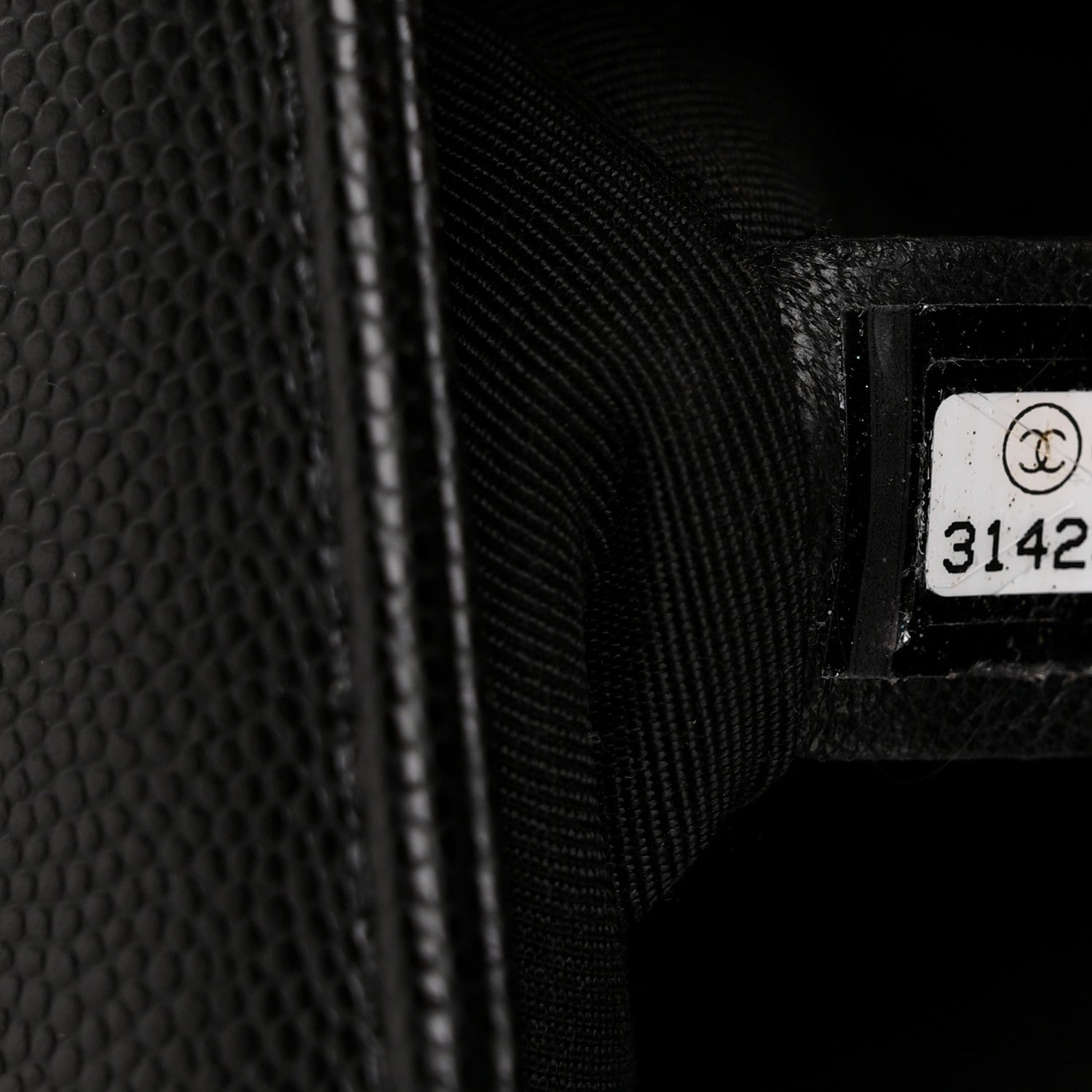 Chanel Caviar Quilted Medium Boy Flap Black 7 of 11