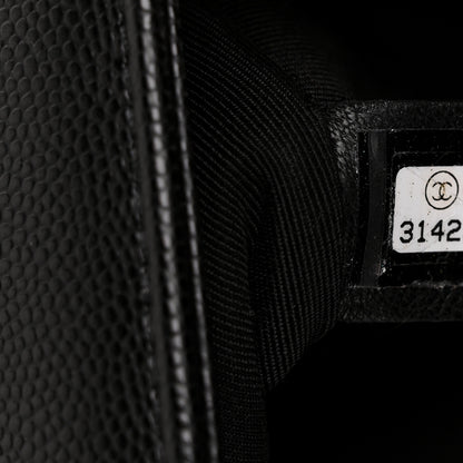 Chanel Caviar Quilted Medium Boy Flap Black 7 of 11
