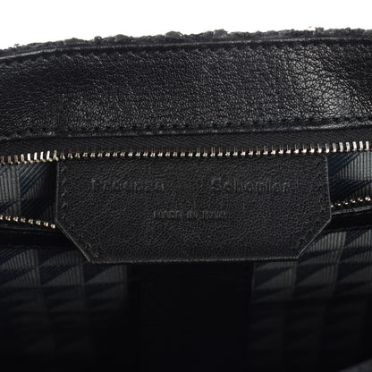 Proenza Schouler Lorma Tweed Lambskin Medium PS1 Satchel Black 10 of 13