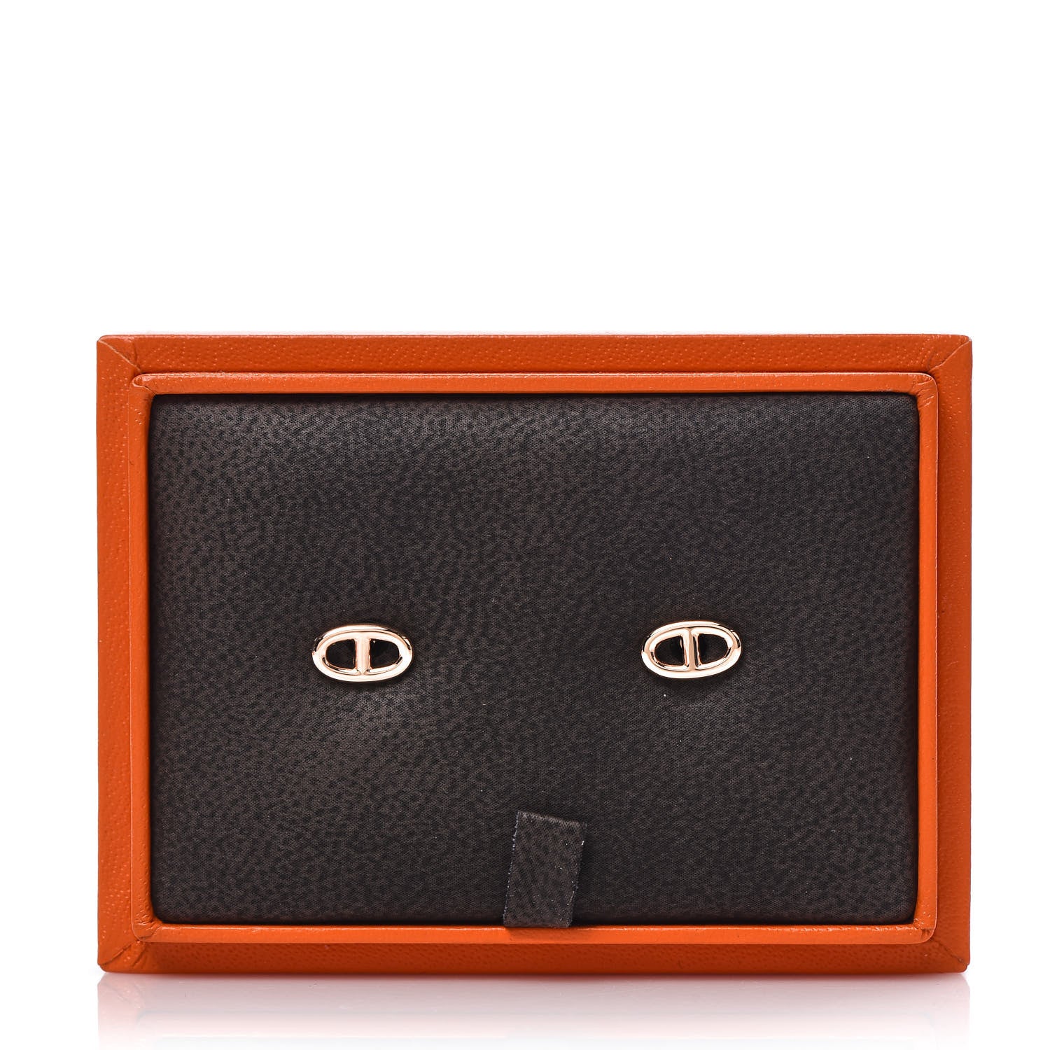 Hermes 18K Rose Gold TPM Farandole Stud Earrings 5 of 5