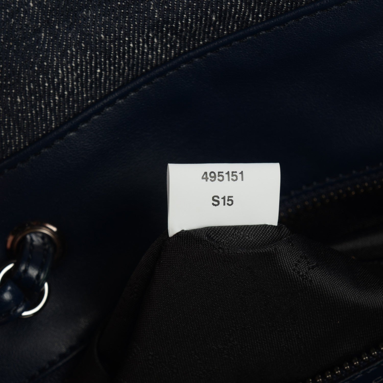 Stella McCartney Denim Quilted Falabella Backpack Blue 6 of 9