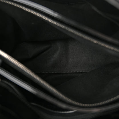 Chanel Patent Quilted Large Just Mademoiselle Bowling Bag Black 6 of 15