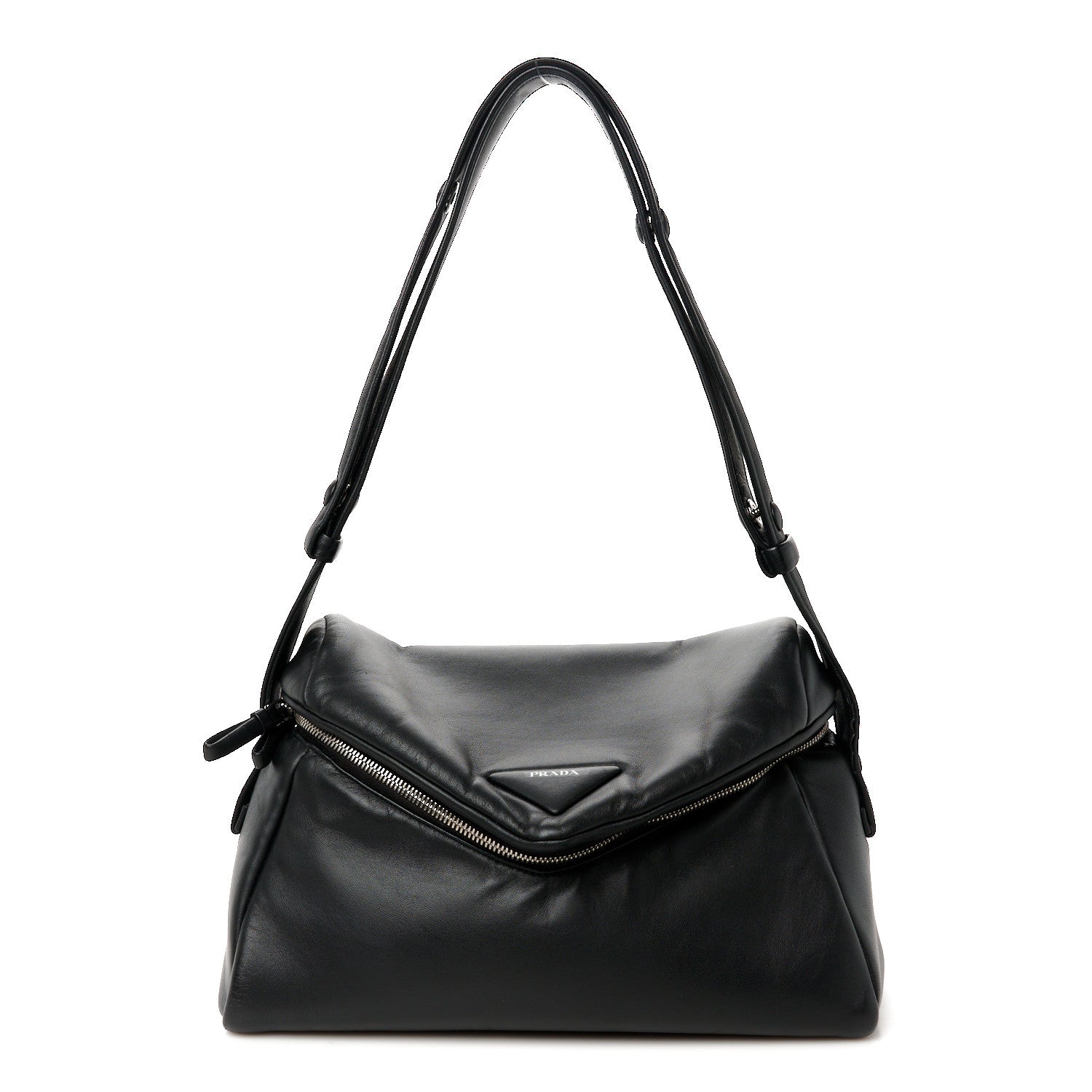Prada Nappa Padded Signaux Bag Black 1 of 10
