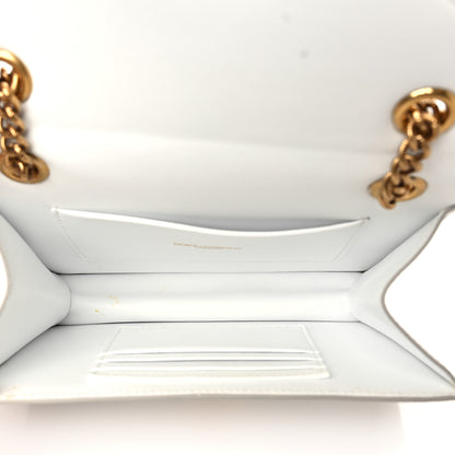 Dolce & Gabbana Smooth Calfskin Medium Devotion Crossbody Bag White 5 of 11