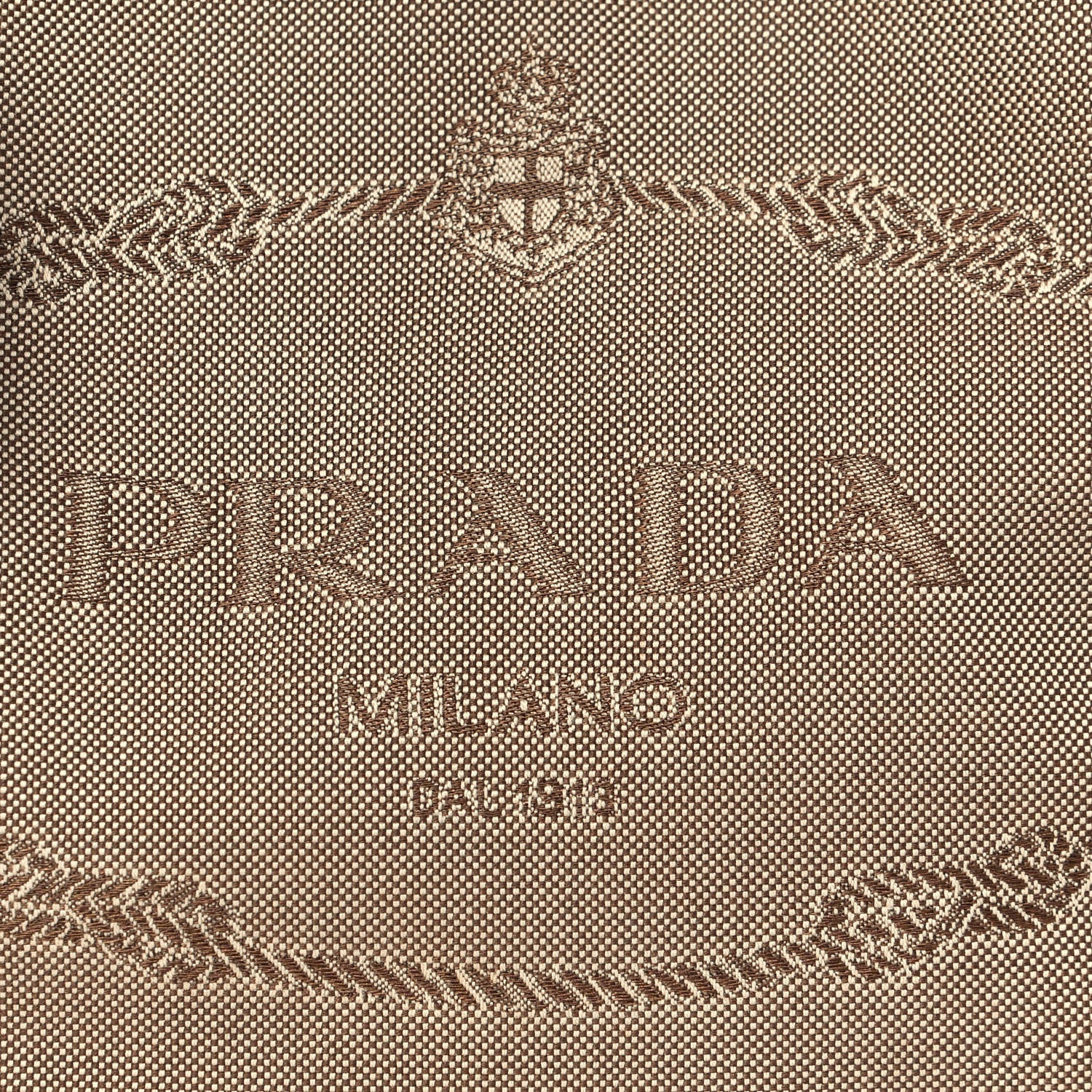 Prada Jacquard Logo Tote Corda Moro 7 of 20