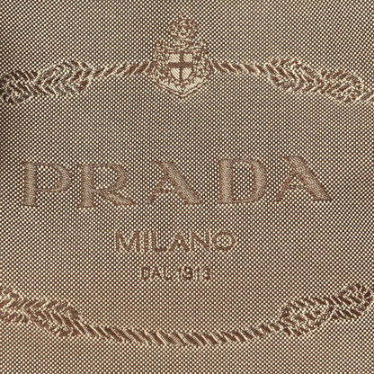 Prada Jacquard Logo Tote Corda Moro 7 of 20