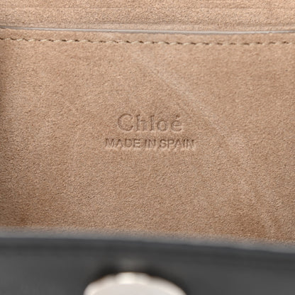 Chloe Suede Calfskin Mini Faye Bracelet Bag Black 6 of 9
