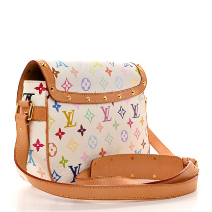 Louis Vuitton LOUIS VUITTON Monogram Multicolor Sologne White 3 of 11
