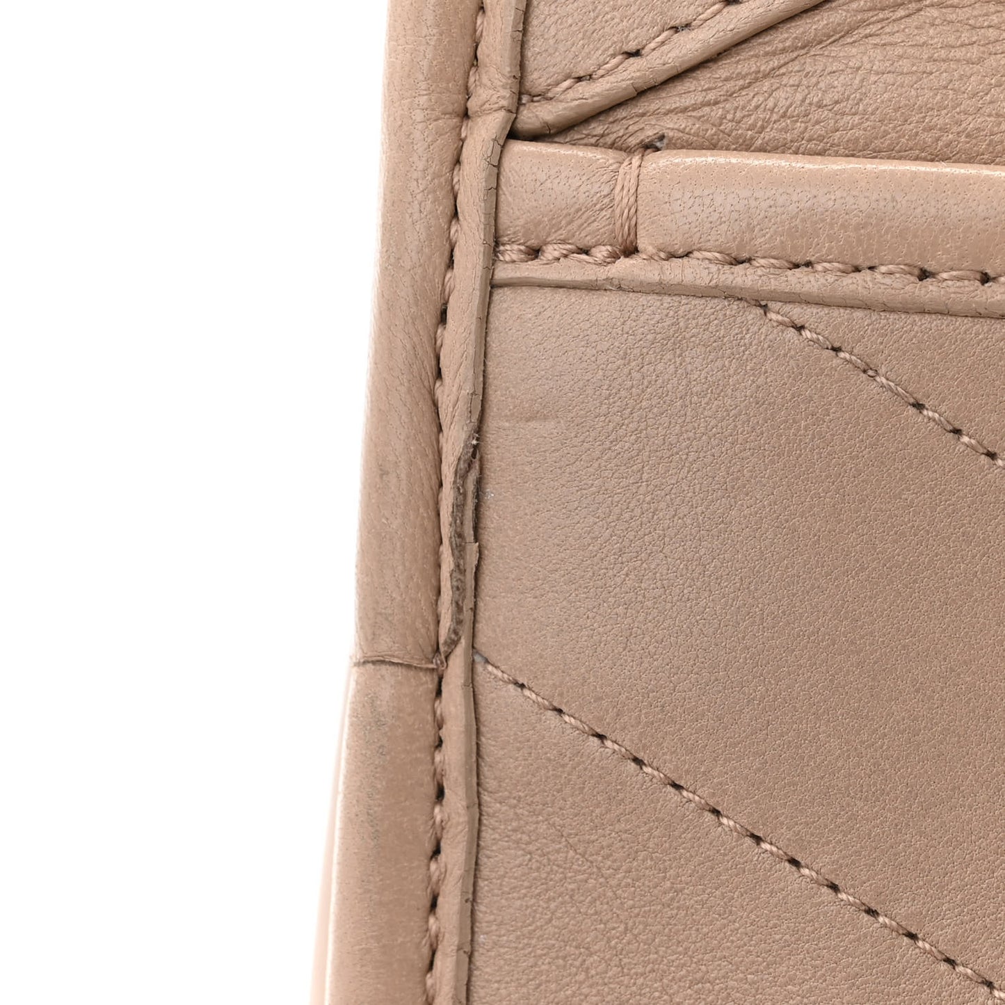 Lambskin Matelasse Monogram Medium Niki Chain Satchel Light Taupe