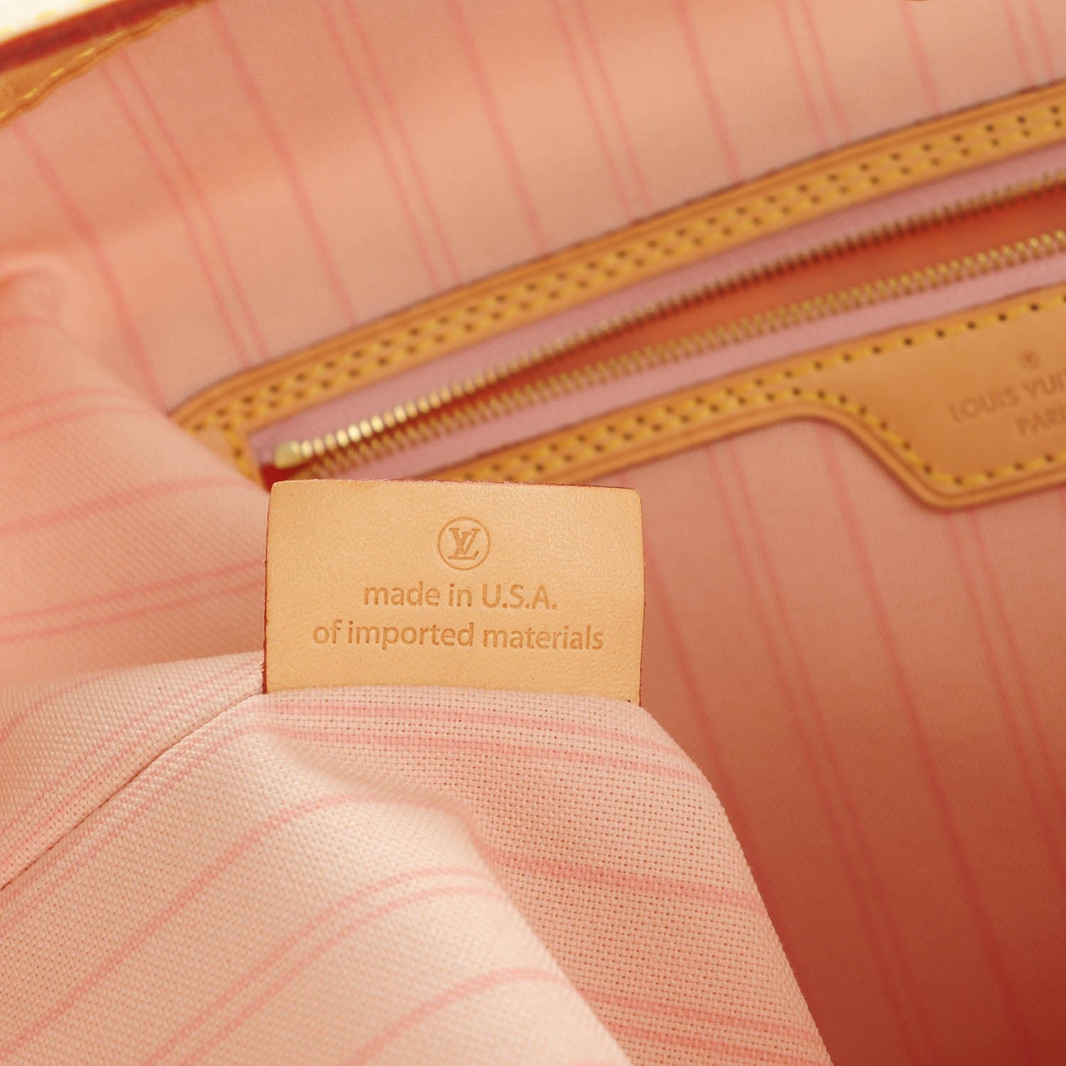 Louis Vuitton Damier Azur Delightful MM Rose Ballerine 7 of 8