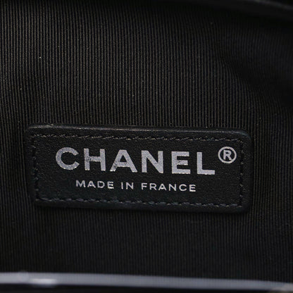 Chanel Perforated Calfskin Quilted Ultra Pocket Camera Case Black 10 of 11