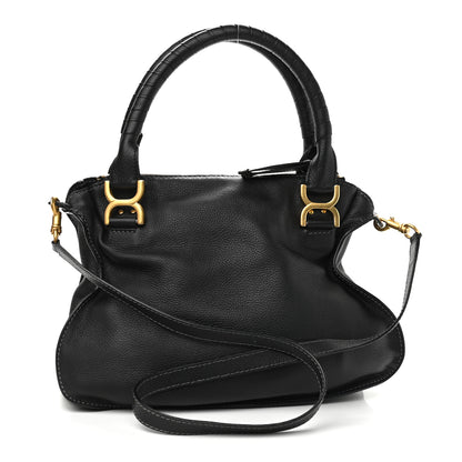Chloe Calfskin Medium Marcie Satchel Black 3 of 13