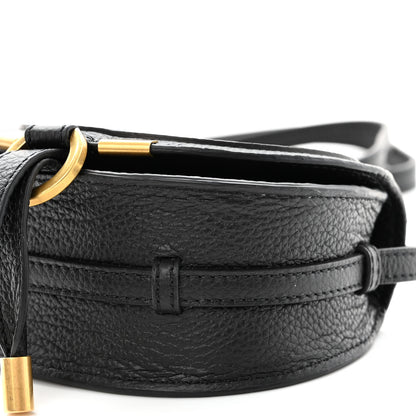 Chloe Calfskin Nano Marcie Saddle Bag Black 10 of 10