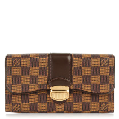 Louis Vuitton Damier Ebene Sistina Wallet 1 of 7
