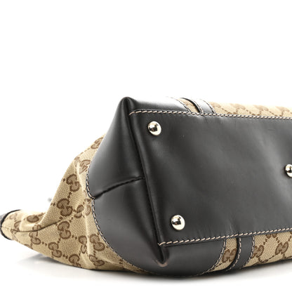 Gucci Monogram Small Lovely Heart Tote Dark Brown 9 of 14