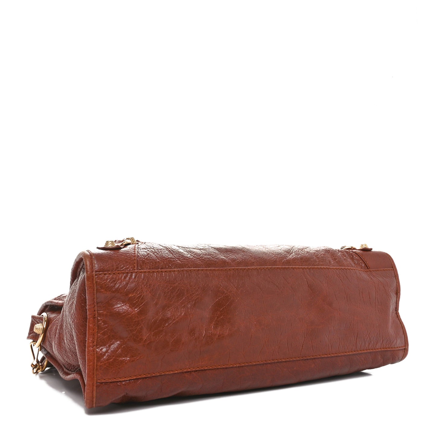 Agneau Giant 12 Gold Hardware City Cognac
