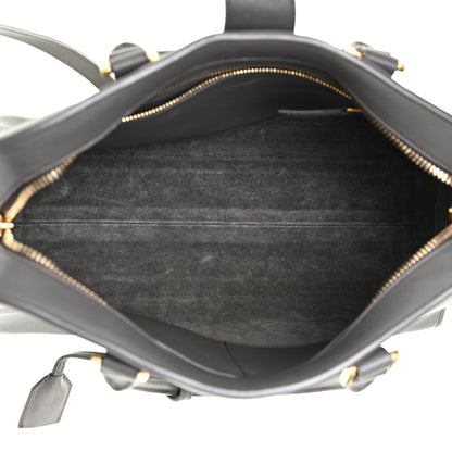 Saint Laurent Calfskin Small Monogram Cabas Grey 5 of 21