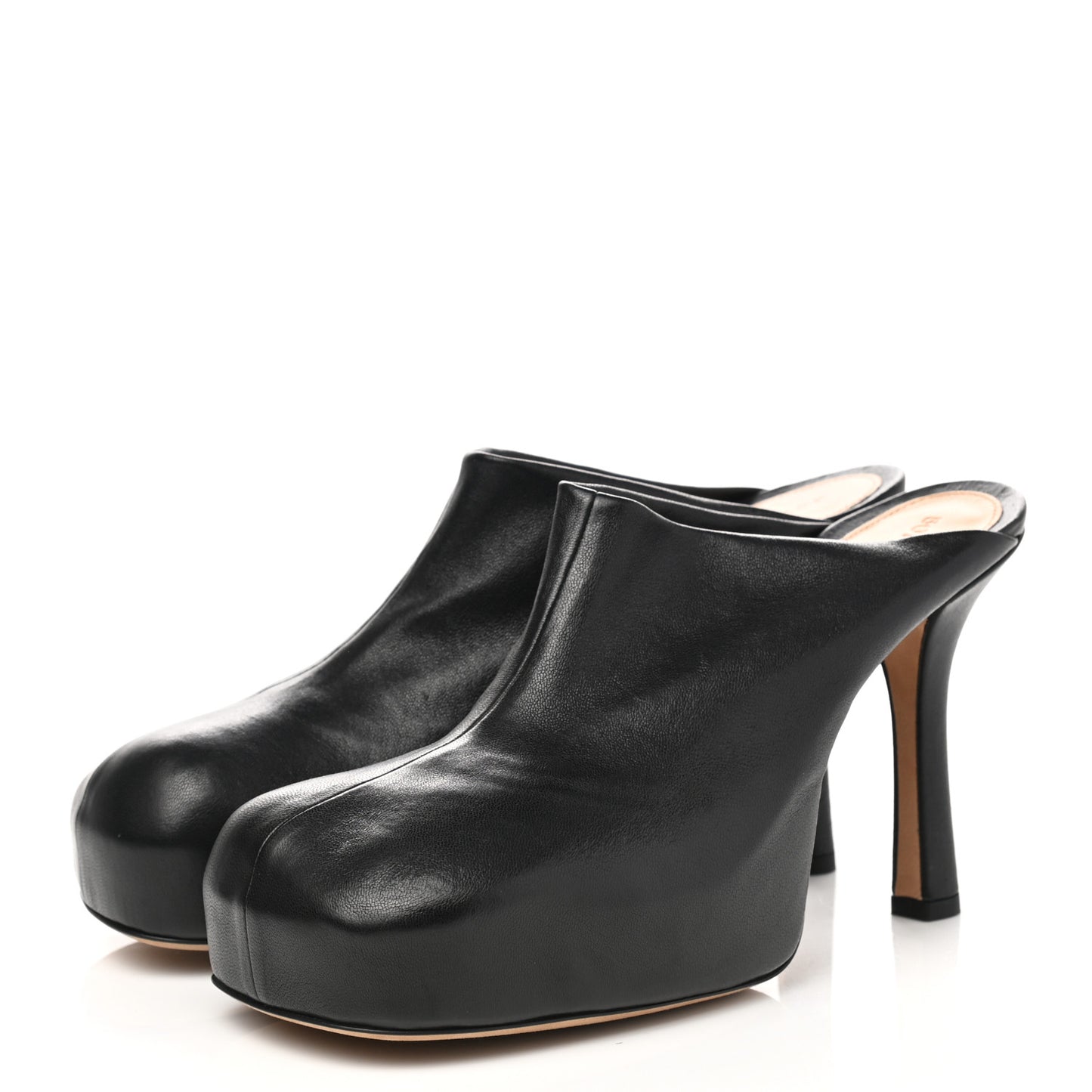 Stretch Nappa The Bold Mules 38 Black