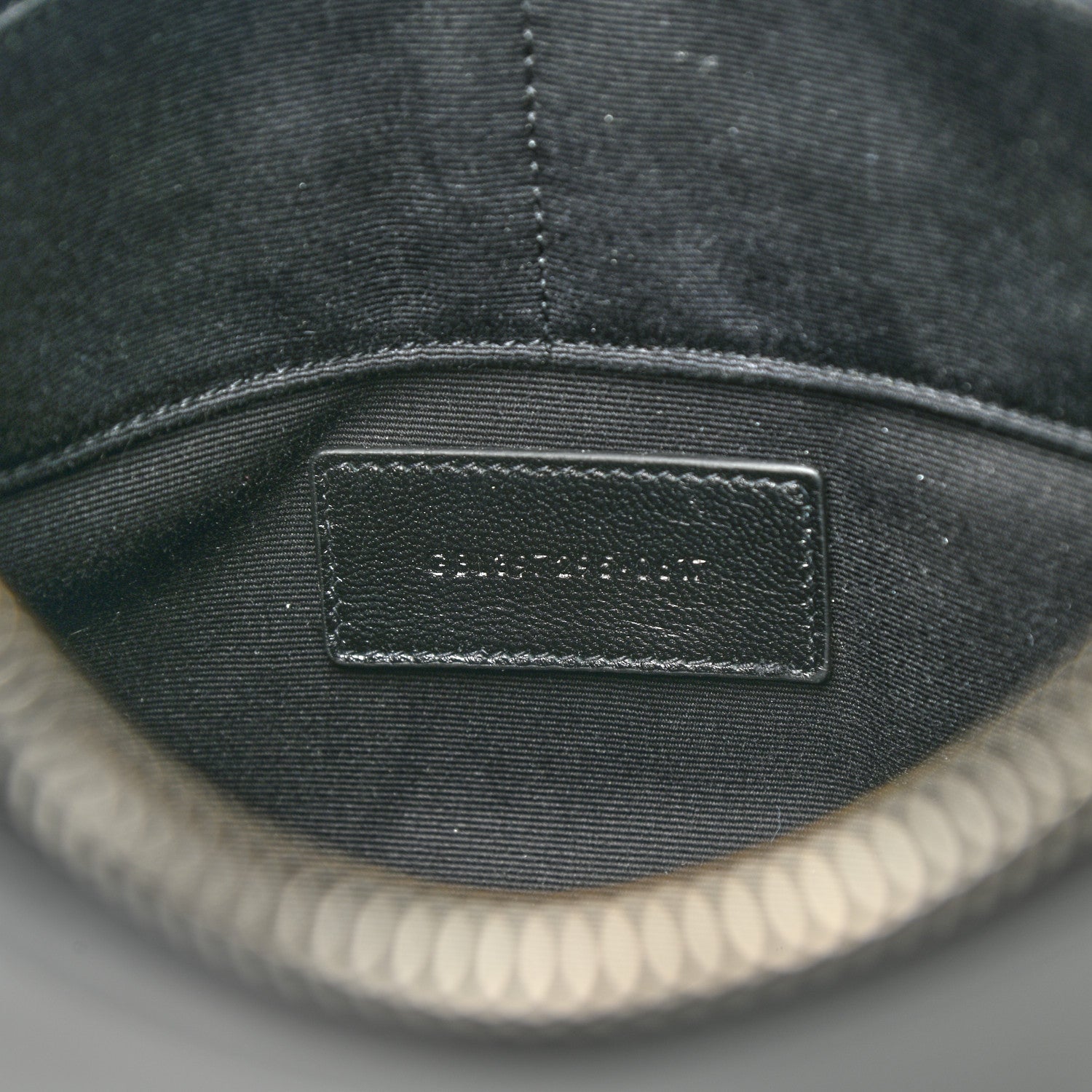 Saint Laurent Calfskin Embroidered iPad Pouch Black 7 of 7