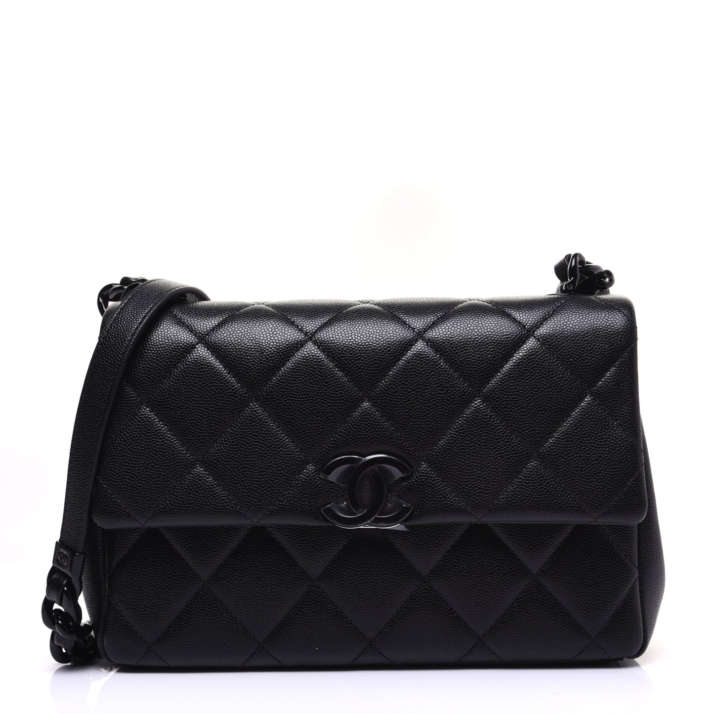 Caviar Quilted My Everything Flap Black