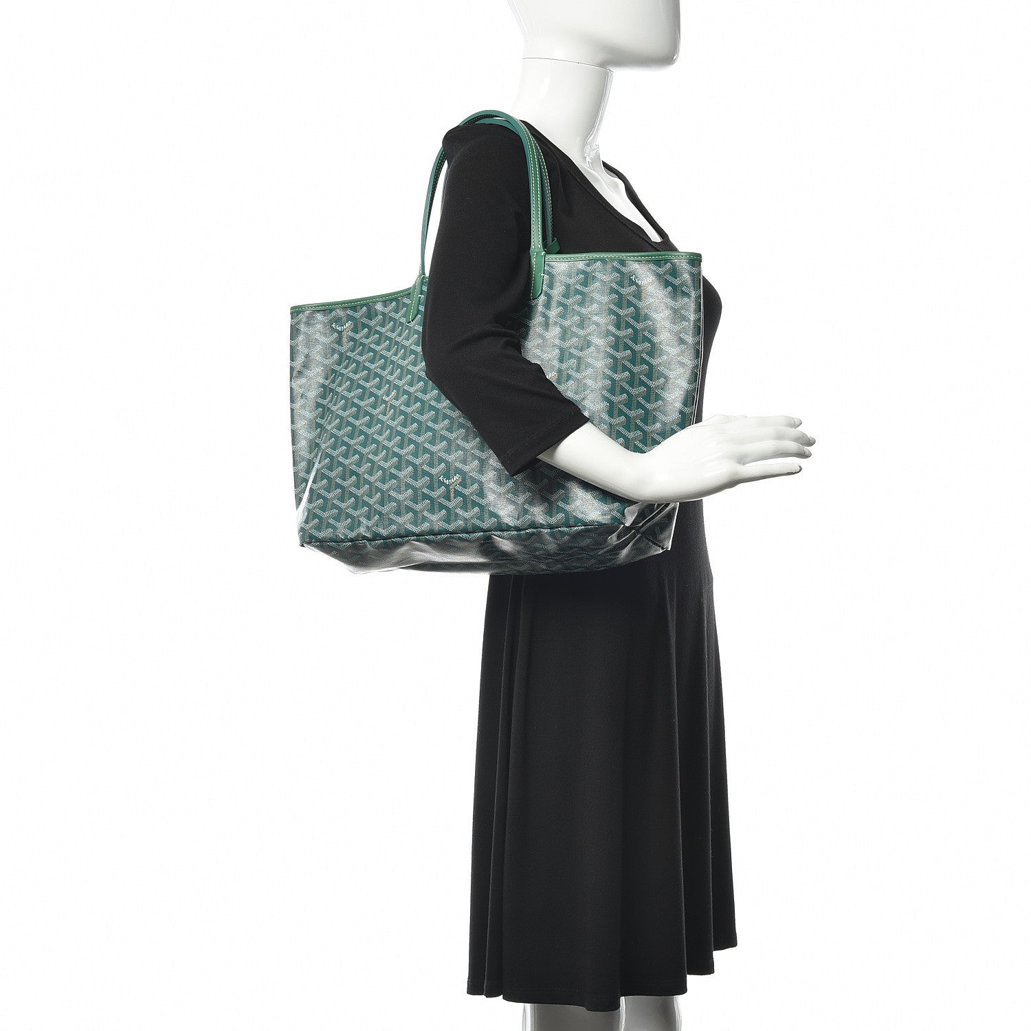 Goyard Goyardine Saint Louis PM Green 2 of 9