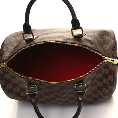 Louis Vuitton Damier Ebene Speedy Bandouliere 30 5 of 12