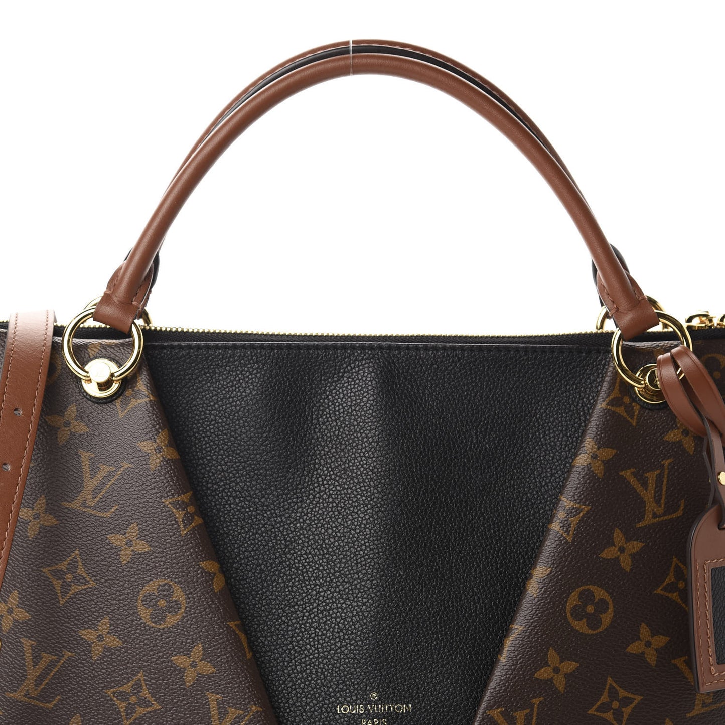 Monogram V Tote MM Black