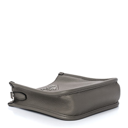 Prada Vitello Daino Soft Mini Hobo Messenger Bag Argilla 3 of 10