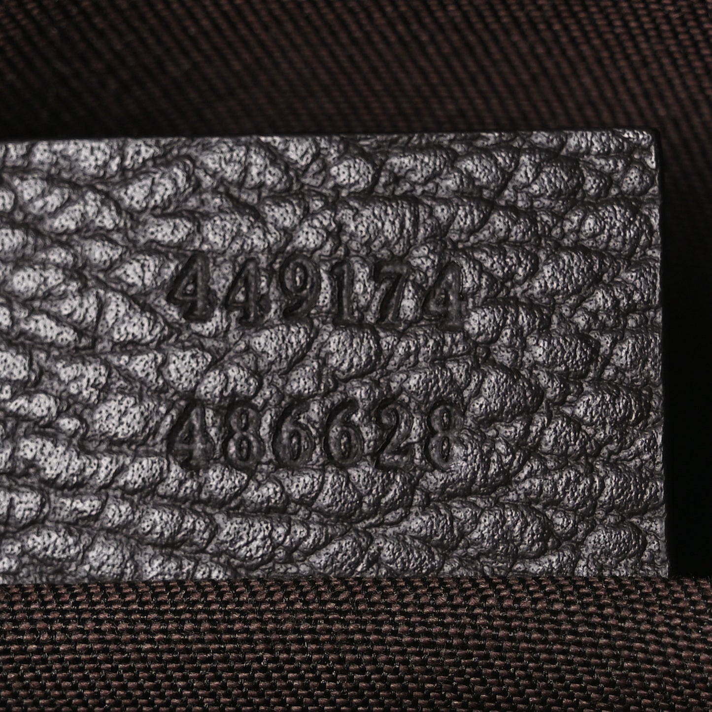 Monogram Belt Bag Dark Brown
