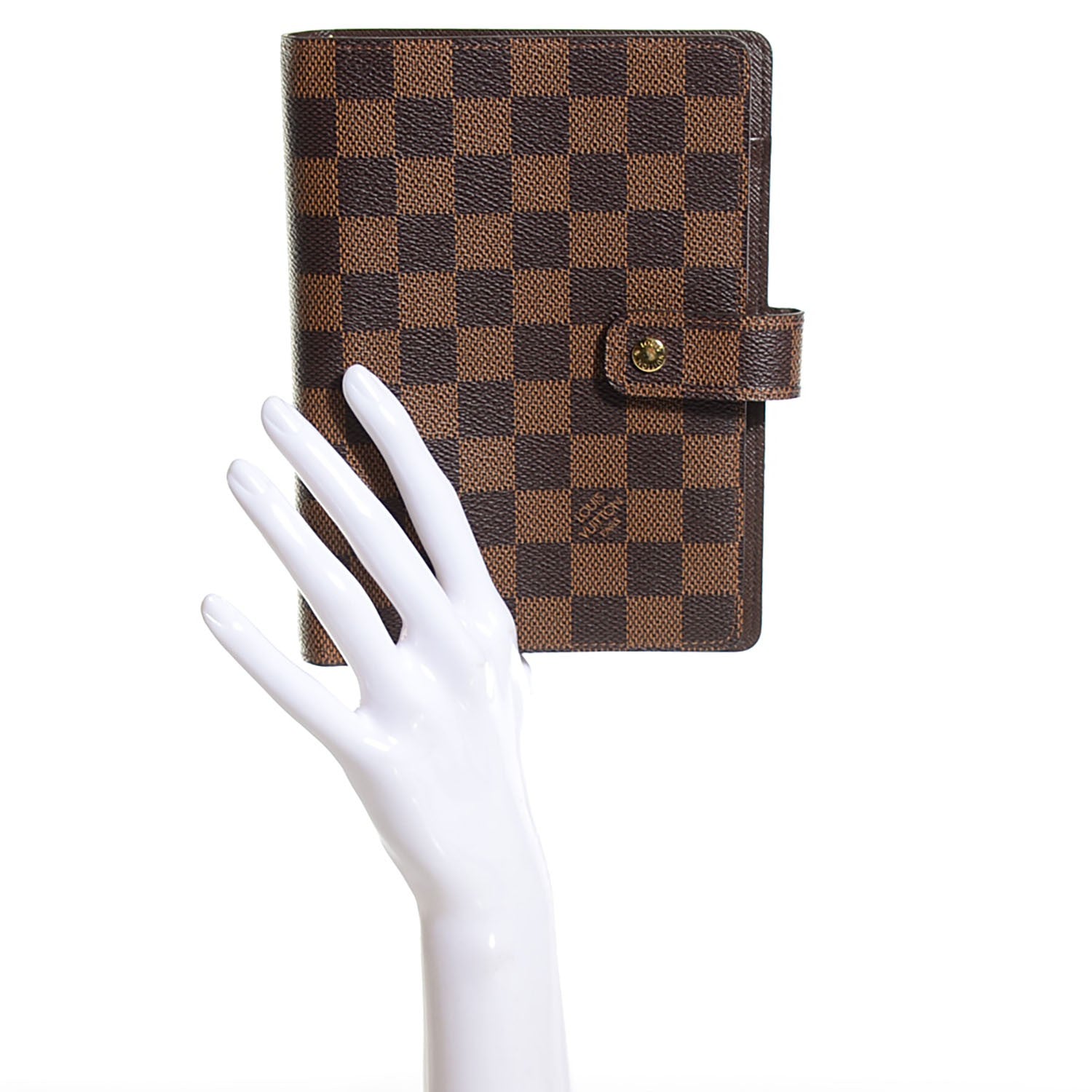 Louis Vuitton Damier Ebene Medium Ring Agenda Cover 2 of 7
