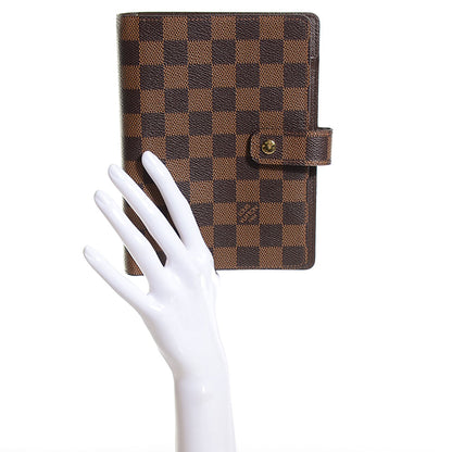 Louis Vuitton Damier Ebene Medium Ring Agenda Cover 2 of 7
